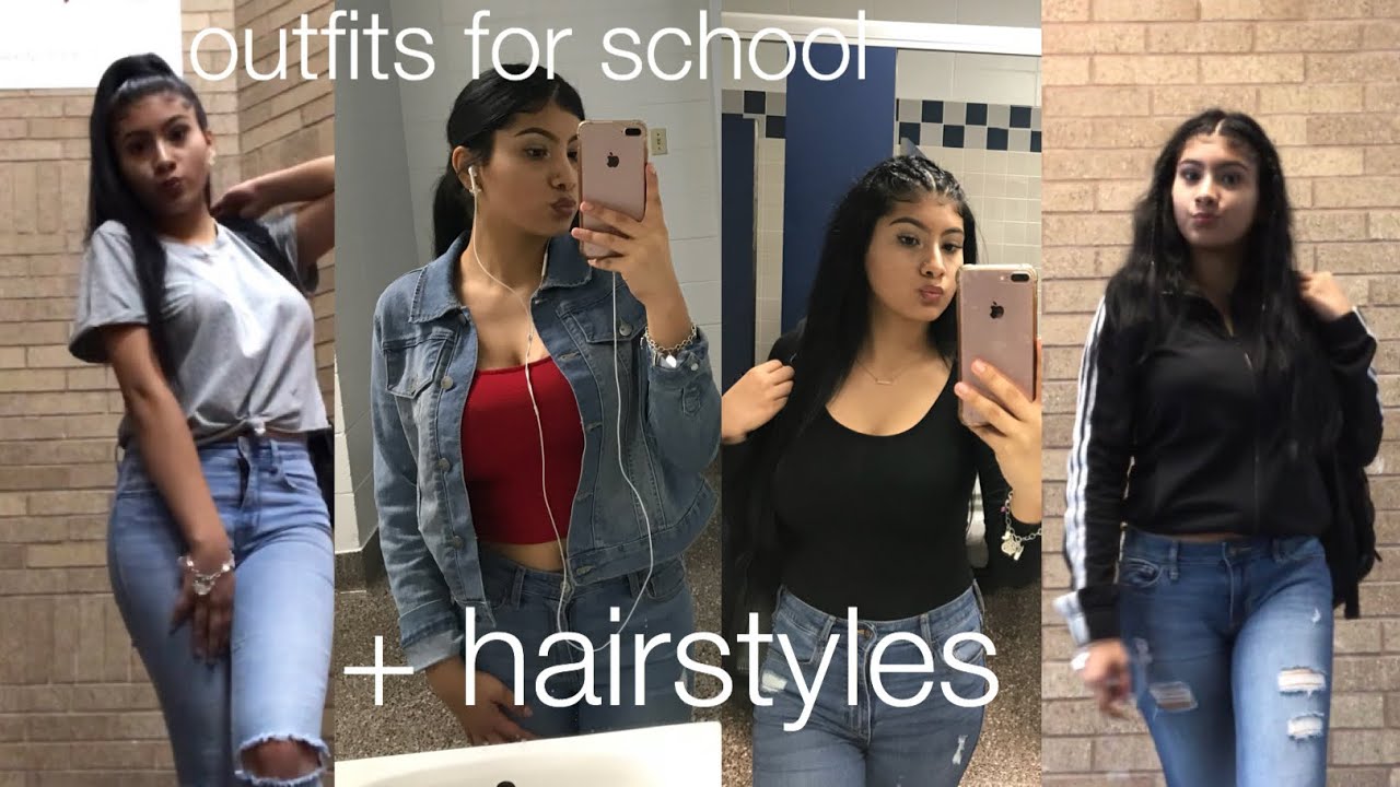 OUTFITS FOR SCHOOL + HAIRSTYLES