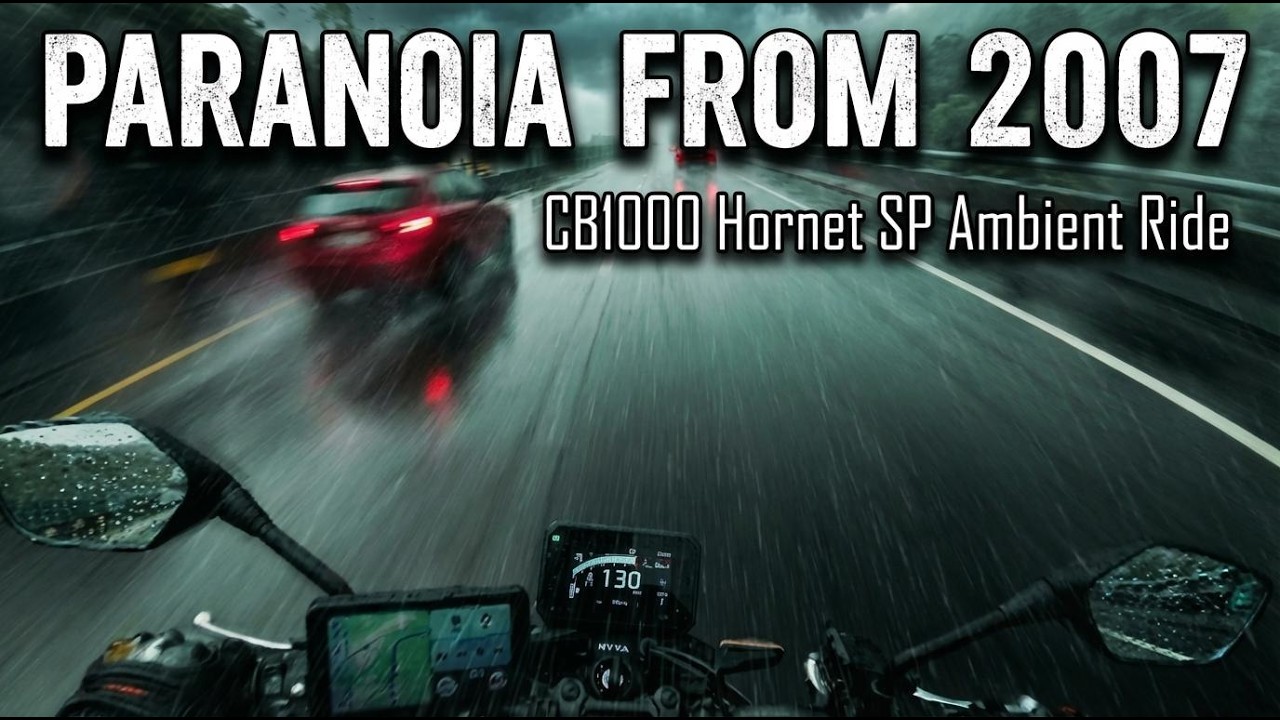 台62線的焦慮雨行 | POV Rain Ambient | Honda CB1000 Hornet SP Ambient Nu Metal | 交會聲景