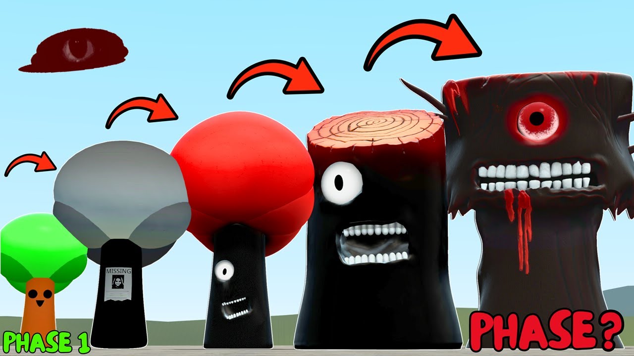 NEW EVOLUTION OF MR TREE SPRUNKI PHASE In Garry's Mod
