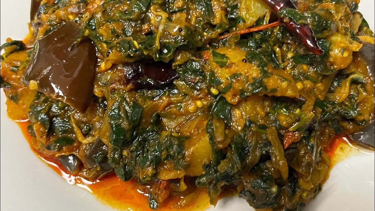 हलवाई स्टाइल आलू पालक और बैंगन की स्वादिष्ट और पौष्टिक सब्जी/Aloo Palak Recipe/Aloo Palak Aur Baigan