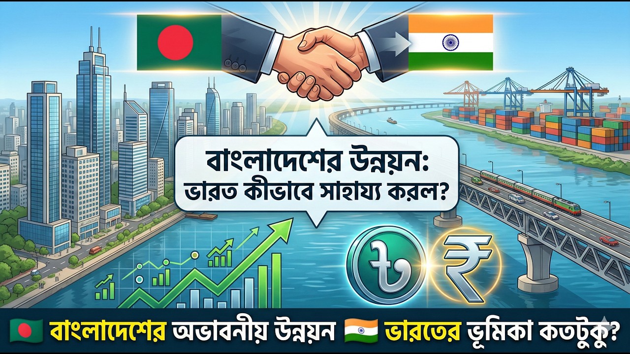 বাংলাদেশের অর্থনৈতিক অলৌকিকতা: ভারত কীভাবে সাহায্য করেছিল? | ৫০ বছরের অগ্রযাত্রা | ইতিহাসের দরজা