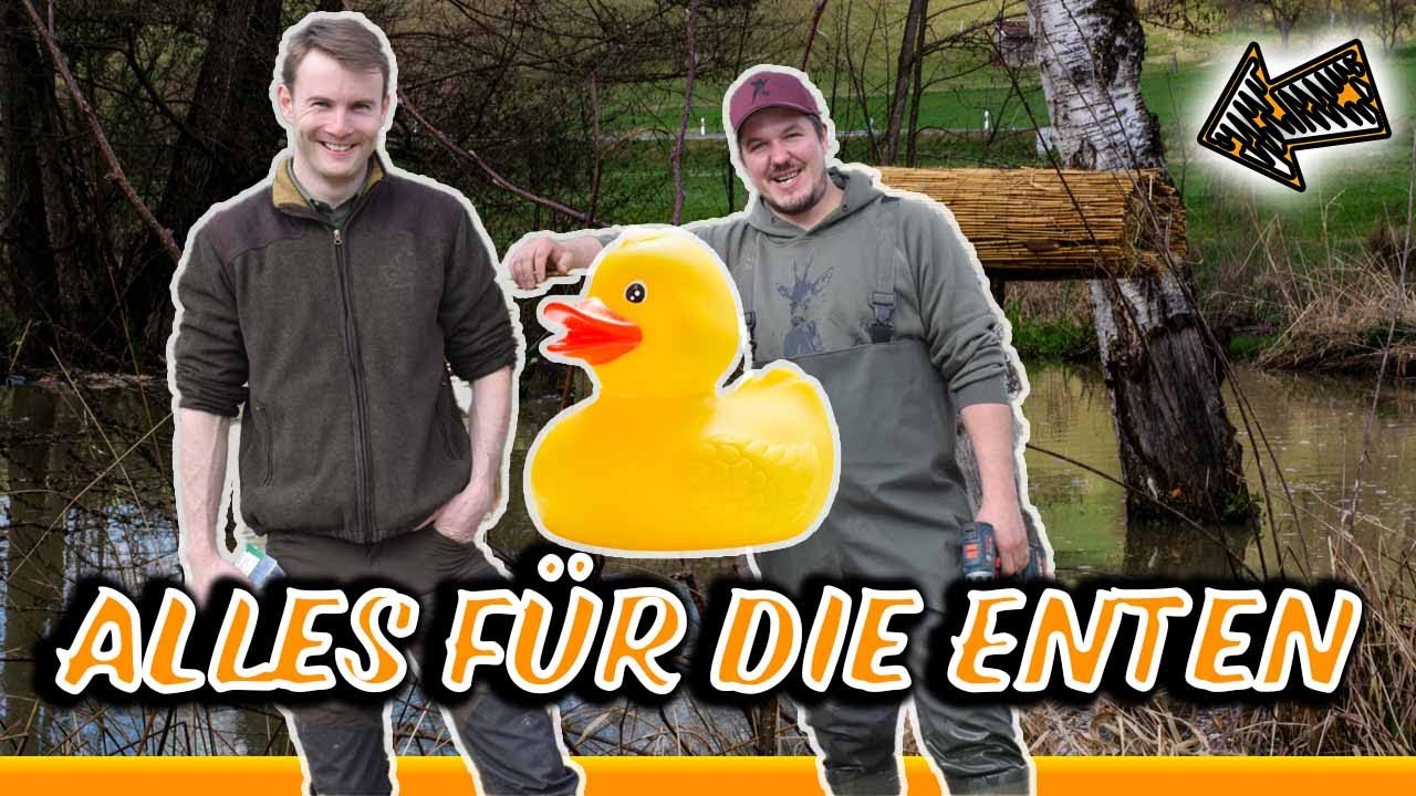 Wir bauen Nist-Hilfen - Alles für die Enten!