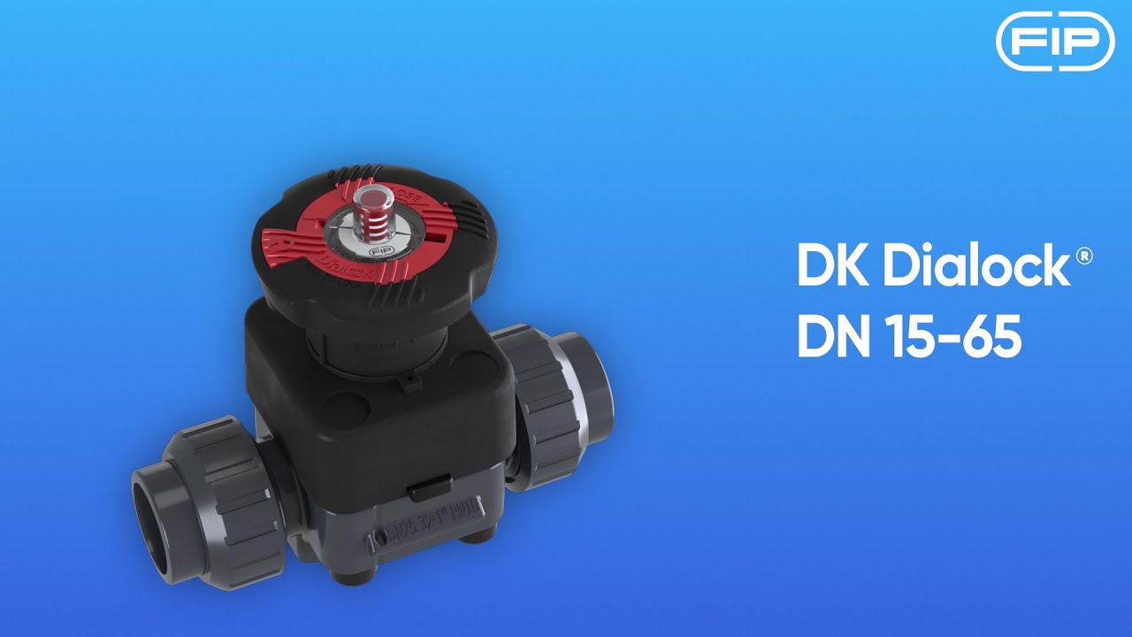 Vanne à membrane DK DIALOCK® DN 15-65 - Version manuelle et automatique
