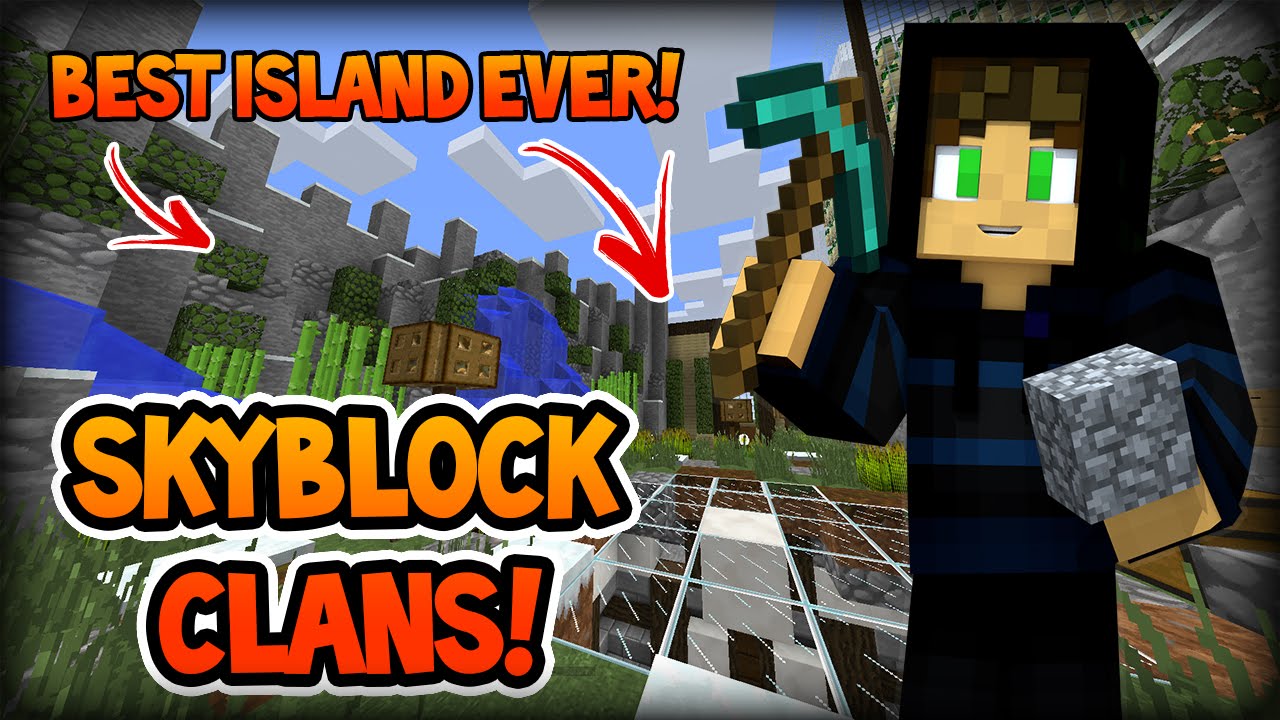 THE BEST SKYBLOCK ISLAND DESIGNS! | Minecraft Skyblock Clans!  #9
