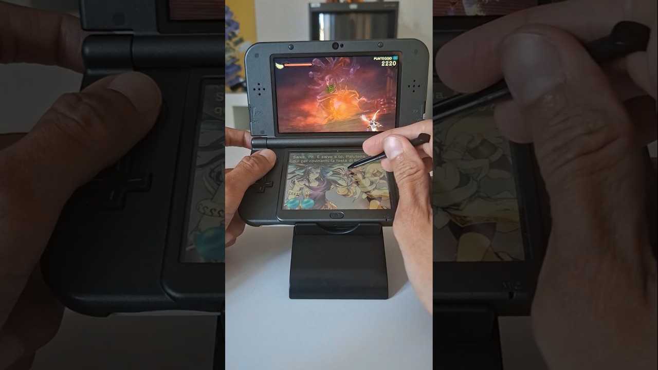 Il capolavoro 3DS INGIOCABILE: senza stand non potevi... #nintendo3ds #handheld #retrogaming