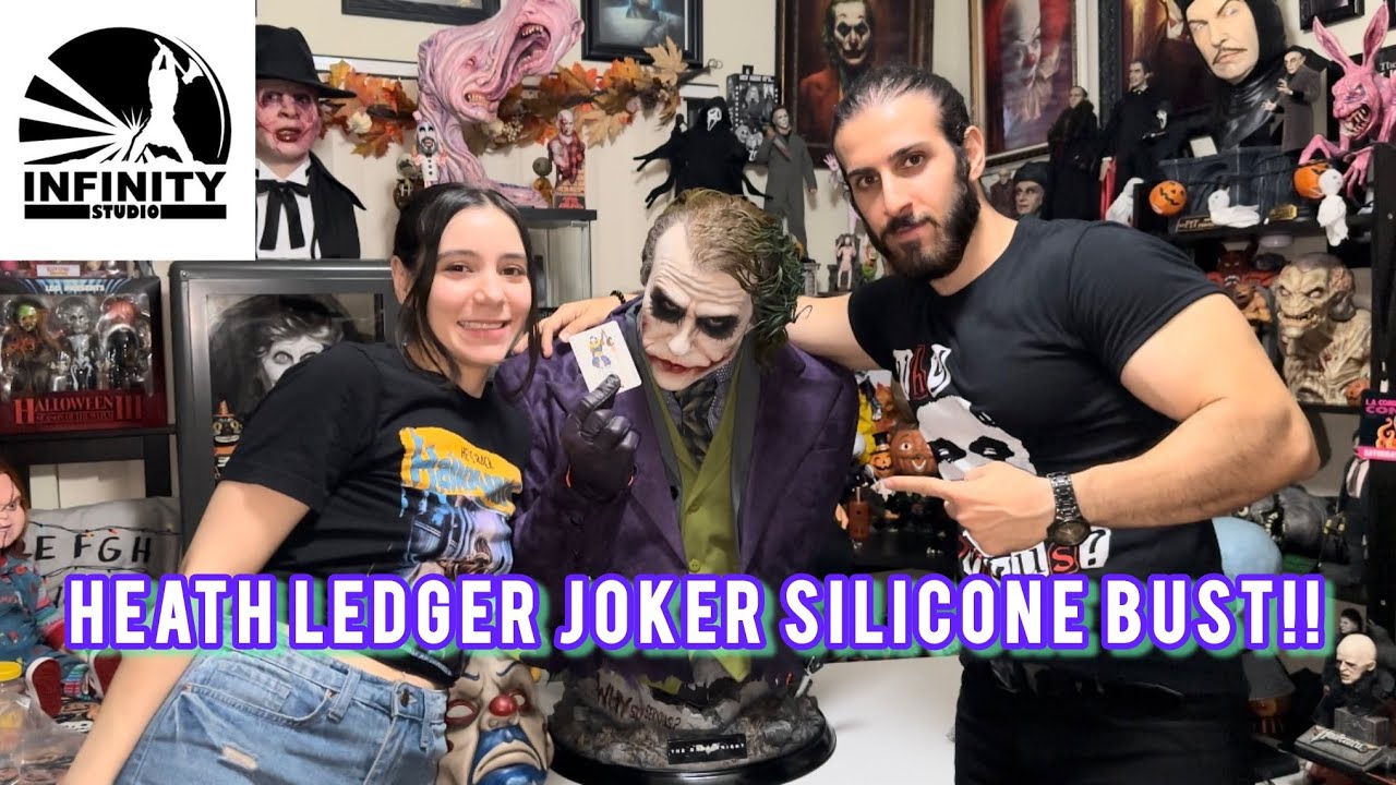 Infinity Studios: The Dark Knight Heath Ledger Joker Life-Size Silicone Bust Unboxing