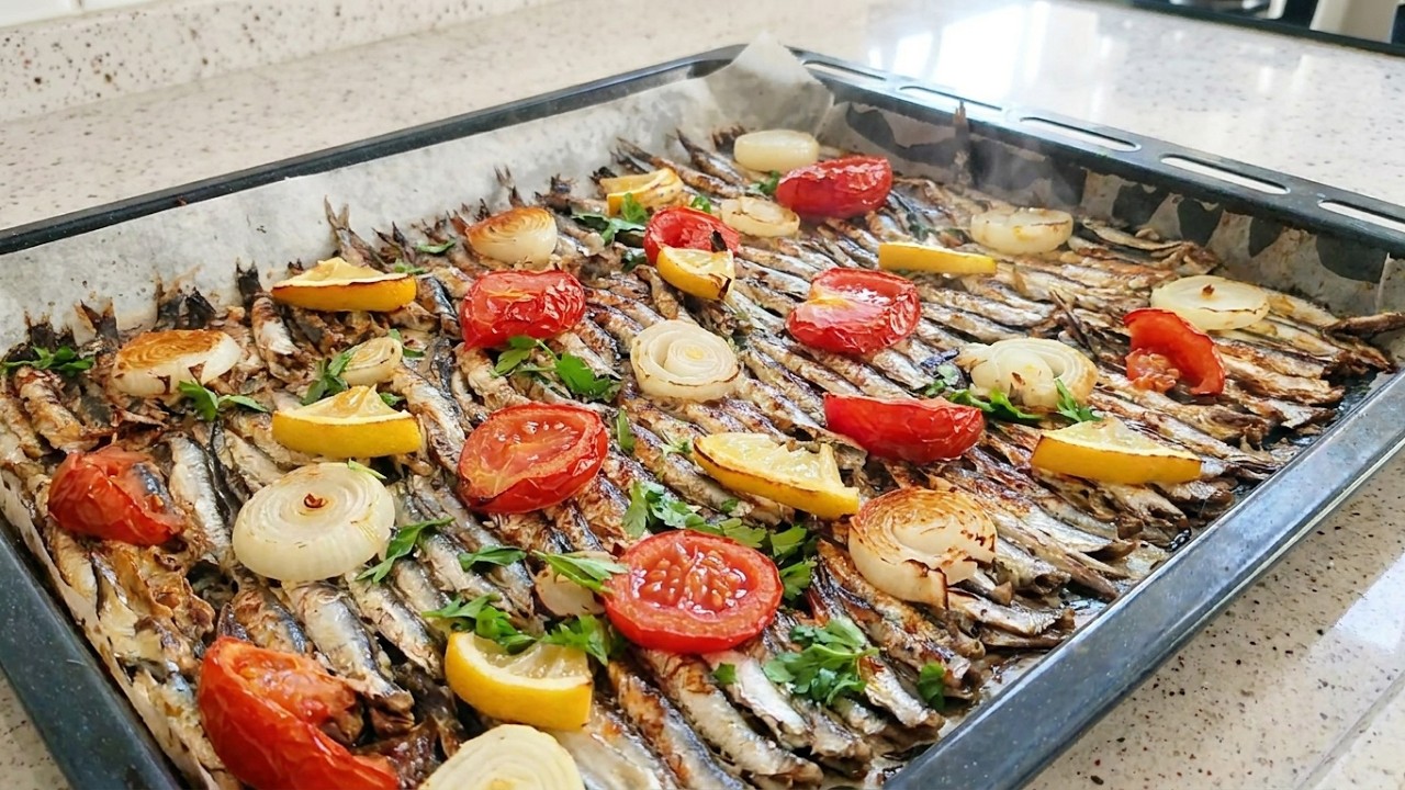 Лёгкие анчоусы, приготовленные в духовке, без запаха жарки в доме