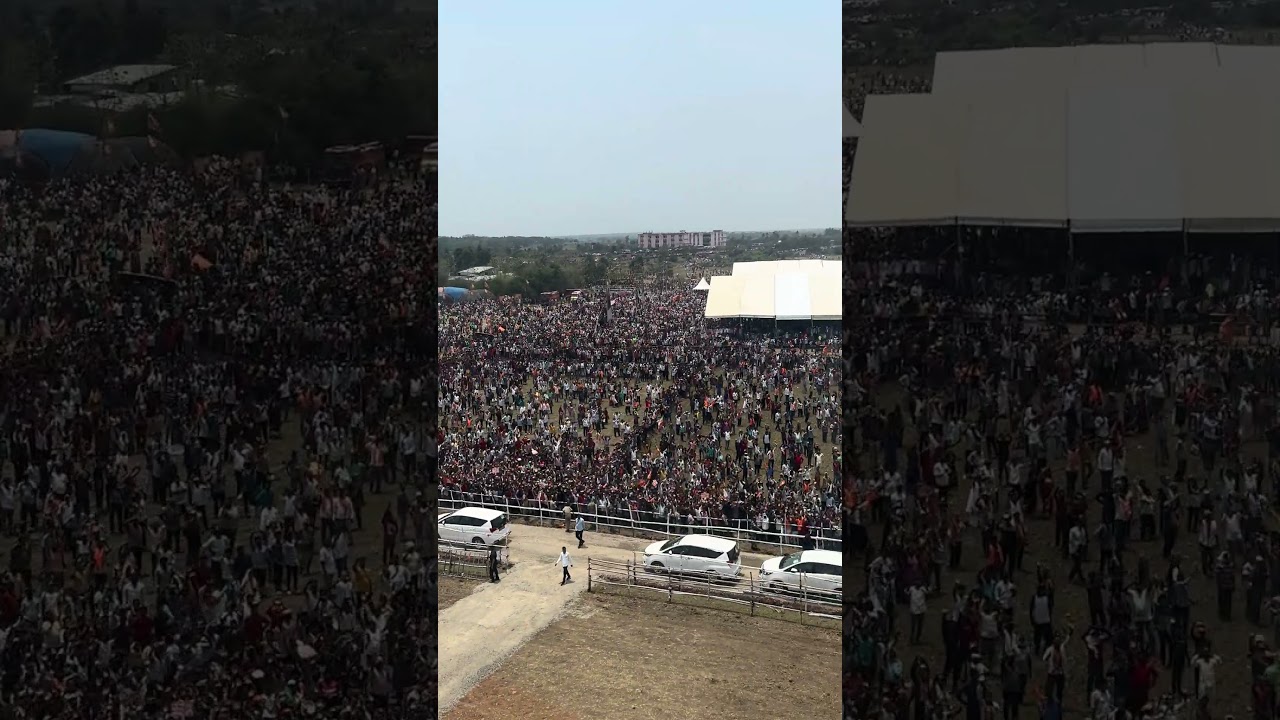 Massive crowd welcomed PM Modi in Berhampur, Odisha | #shorts