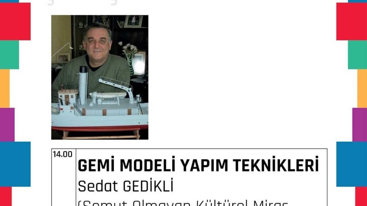 Sedat GEDİKLİ ile Gemi Modeli Yapım Teknikleri | 26 Ağustos 2020 - 14.00 #EtkinKütüphane