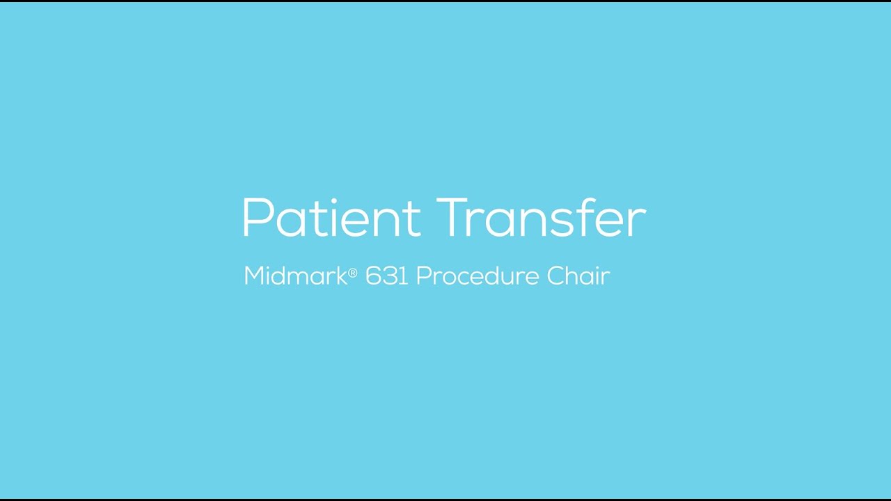 Midmark&reg; 631 Procedure Chair Patient Transfer