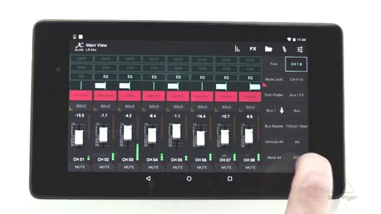 Инструкция по использованию X AIR: Группы DCA (Android)