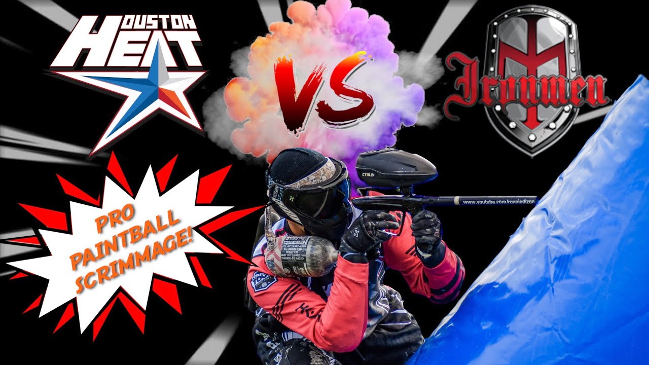 PRO PAINTBALL SCRIM! HOUSTON HEAT VS LA IRONMEN / NXL VEGAS 2020 PREP VLOG DAY 1