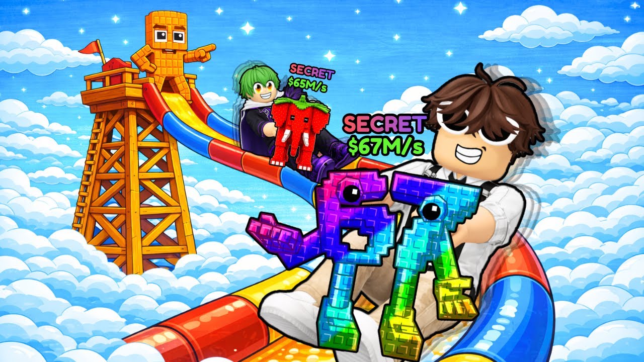 Roblox SLIDE FOR BRAINROTS With INFINITE LUCK…