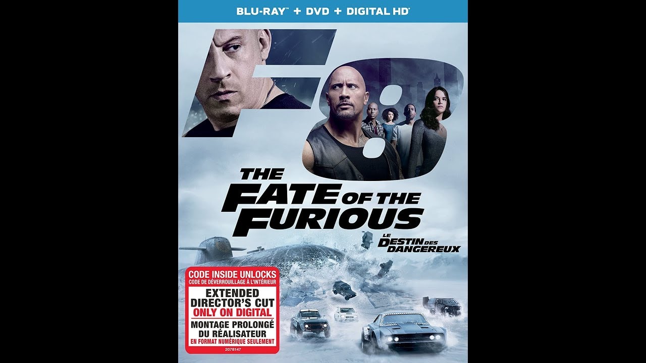Opening to F8: The Fate of the Furious 2017 Blu-Ray