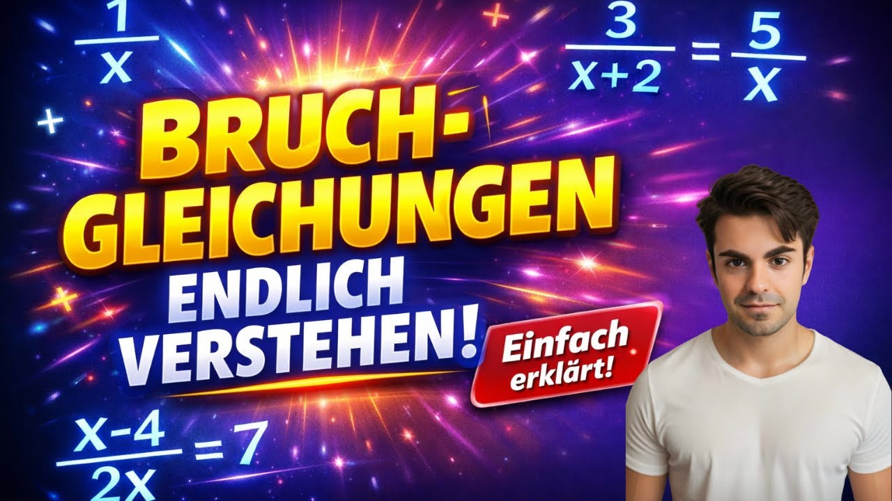 ✏️ Bruchgleichungen schnell lösen – Schritt-für-Schritt Anleitung!