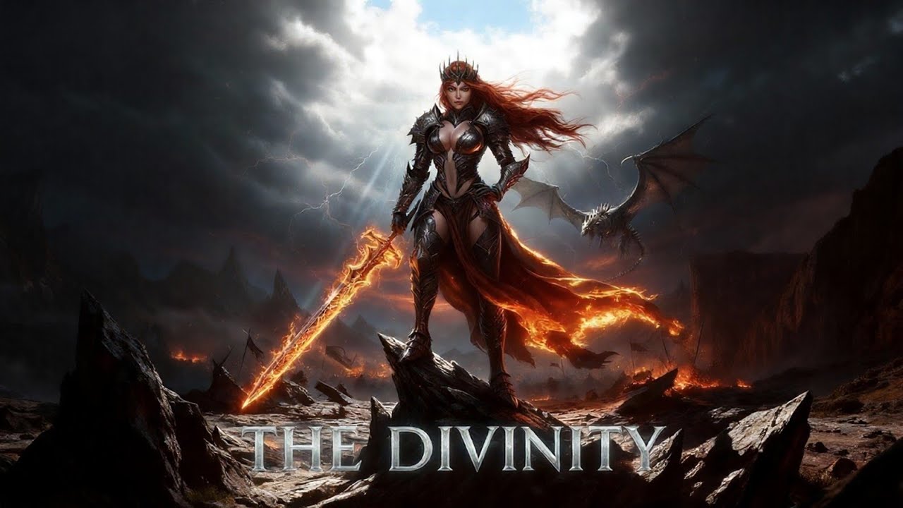 The Divinity - CRIMSON DESERT | Heavy Symphonic Metal (Female Vocals, Orchestral Power, Guitar Solo)