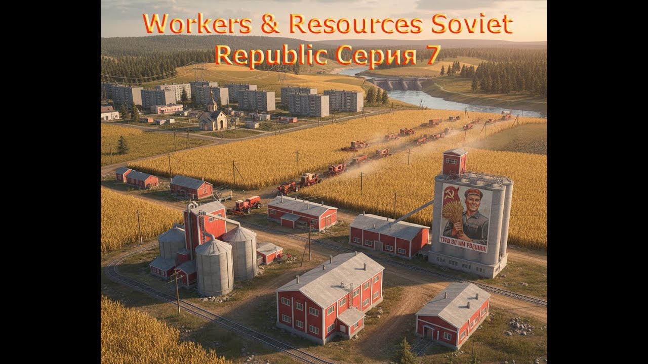 Советская республика.Налаживаю производство продовольствия. Играю на максимальной сложности,7 серия.