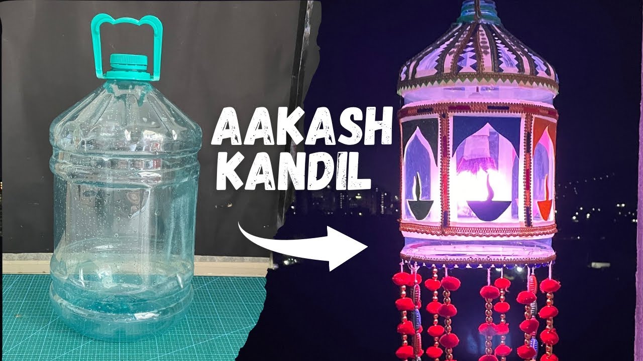 How to make Akash Kandil at home new | #diwalidecoration #bestoutofwaste #diycrafts with Nakul Sahu