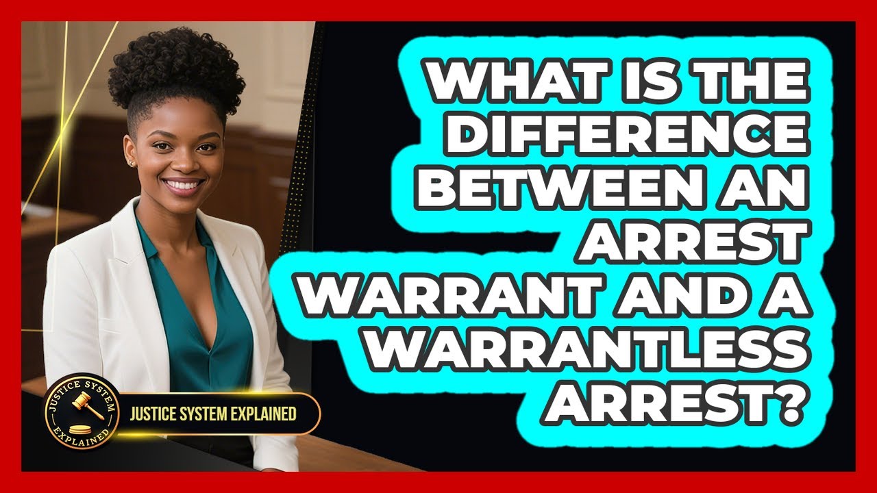 What Is The Difference Between An Arrest Warrant And A Warrantless Arrest?