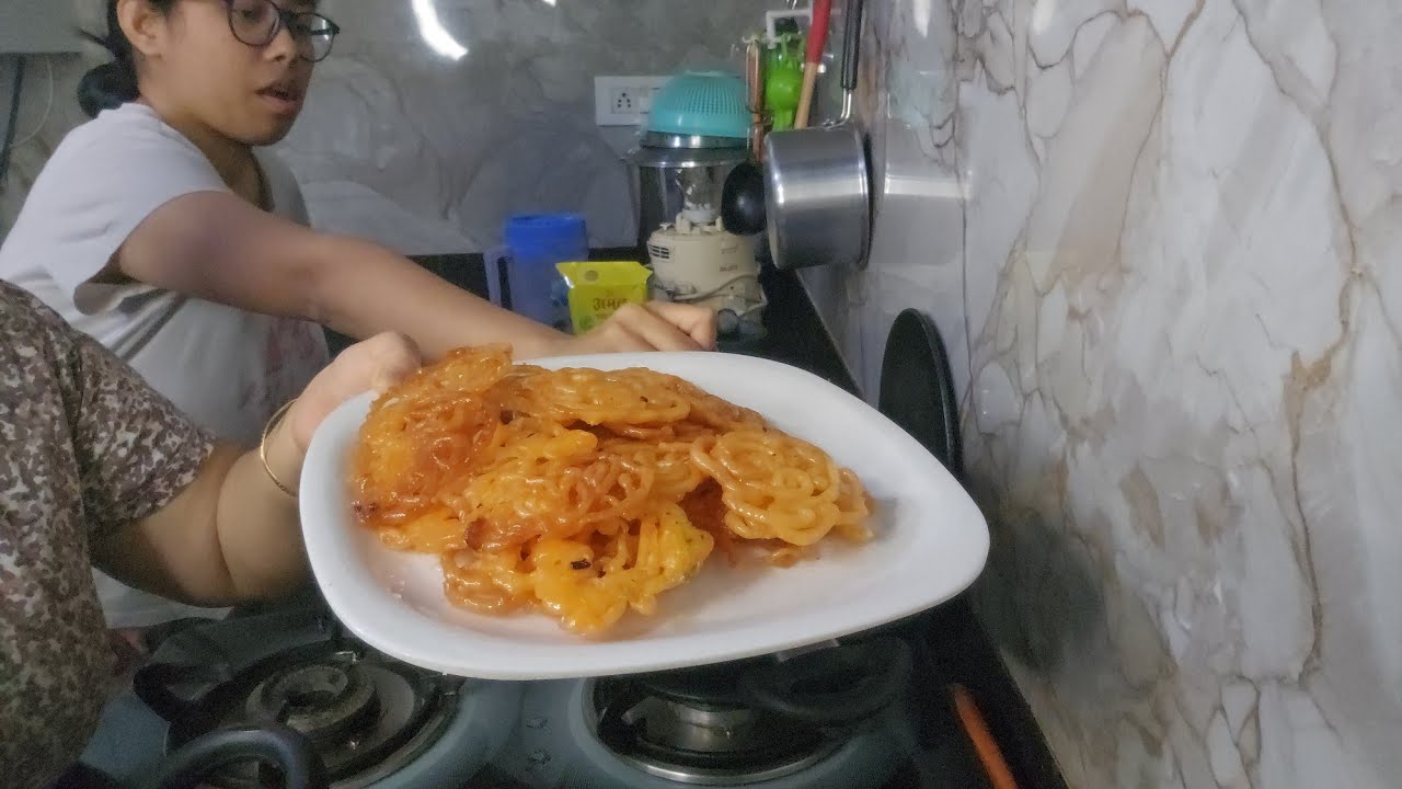 sethani kitchen khajana is live जलेबी रेसीपी #cookingfood #