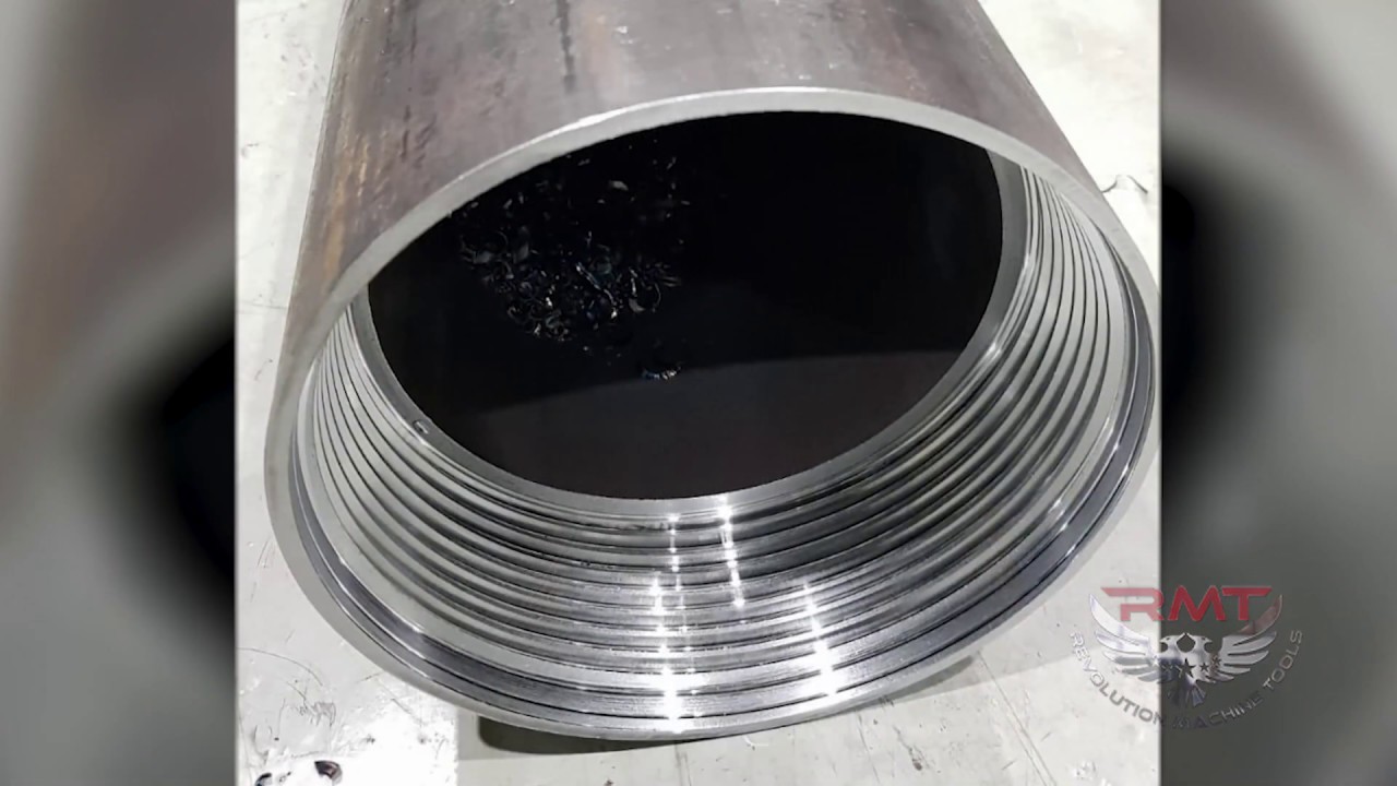 High Speed Internal Pipe Threading CNC Machine | RMT TGB CNC Pipe Spool Master