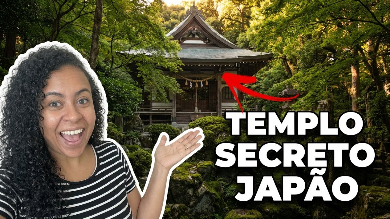 Passeio incrível por um templo escondido no Japão