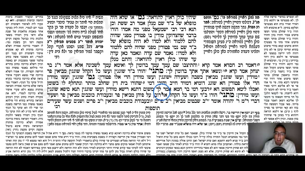 Horayos Daf 4b Daf Yomi Gemara (Talmud) Meseches Horayos Mesechet Horayot Masechet Horayot