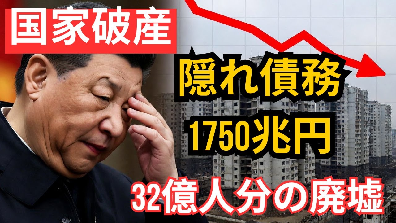 【緊急事態】中国「隠れ債務1750兆円」の時限爆弾がついに爆発… 32億人分のマンションが廃墟化する「国家破産」の結末