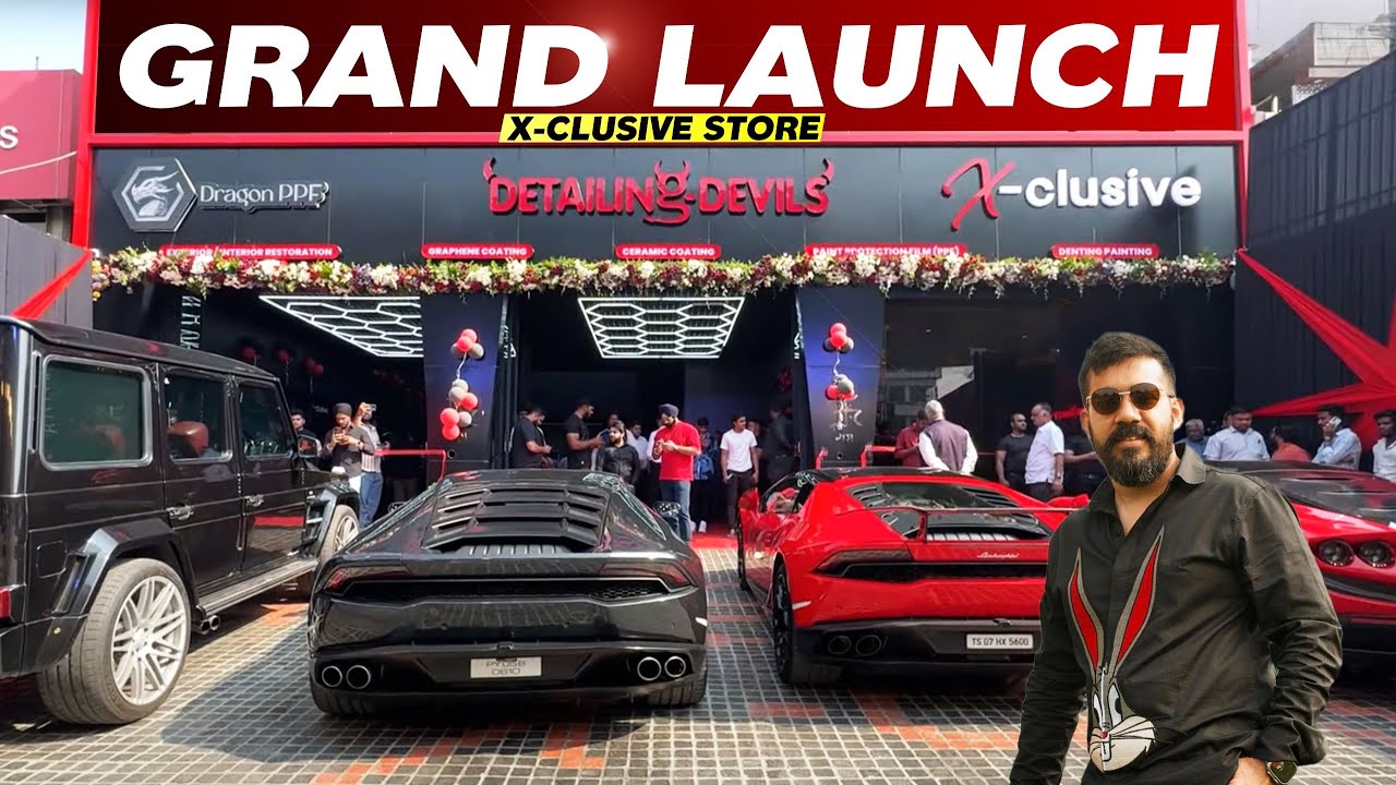 Grand Launch Detailing Devils X-clusive Store 😍🔥 | Ferrari | Lamborghini | G-Wagon 😍