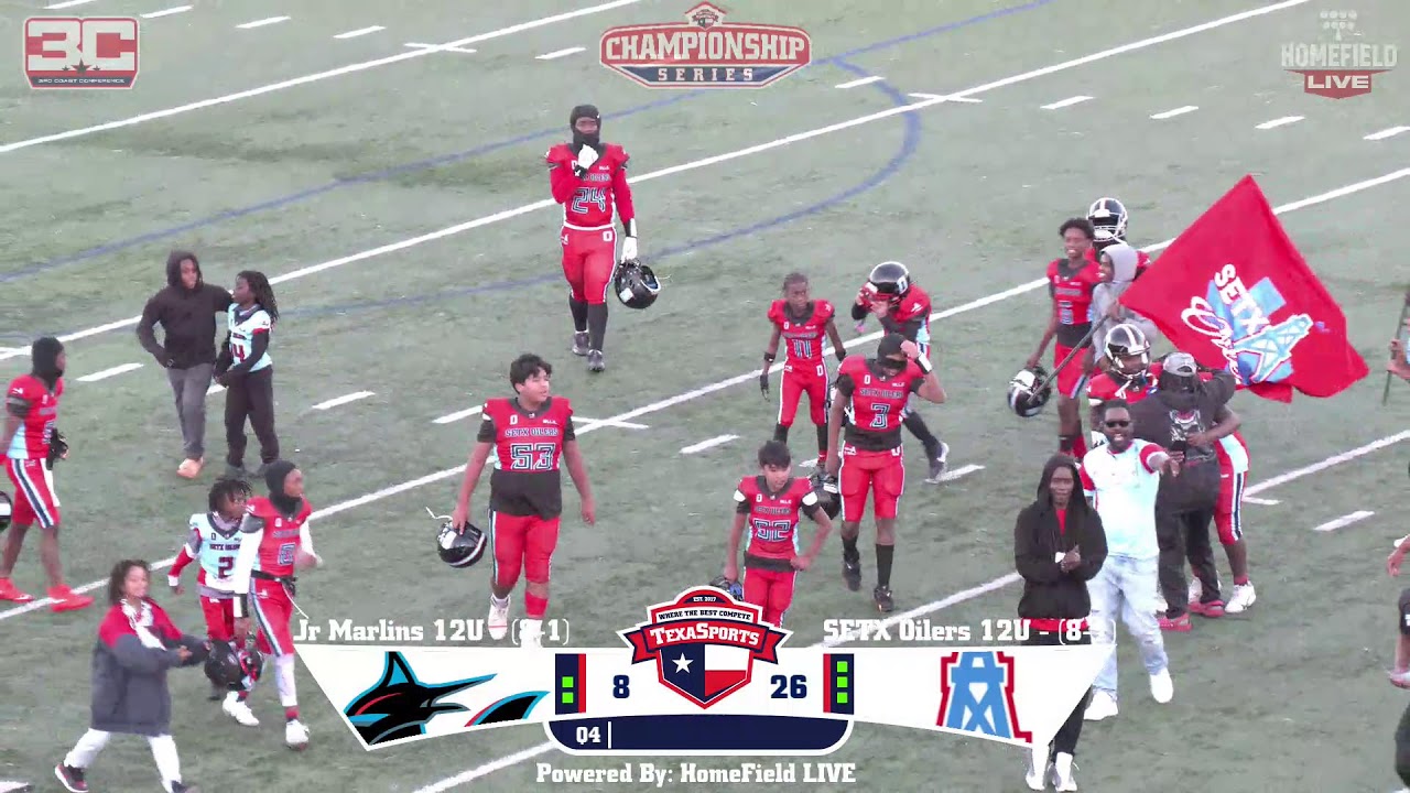 🏈 12U &mdash; Jr Marlins vs SETX Oilers | Texas Sports Championship Series Regional Playoffs