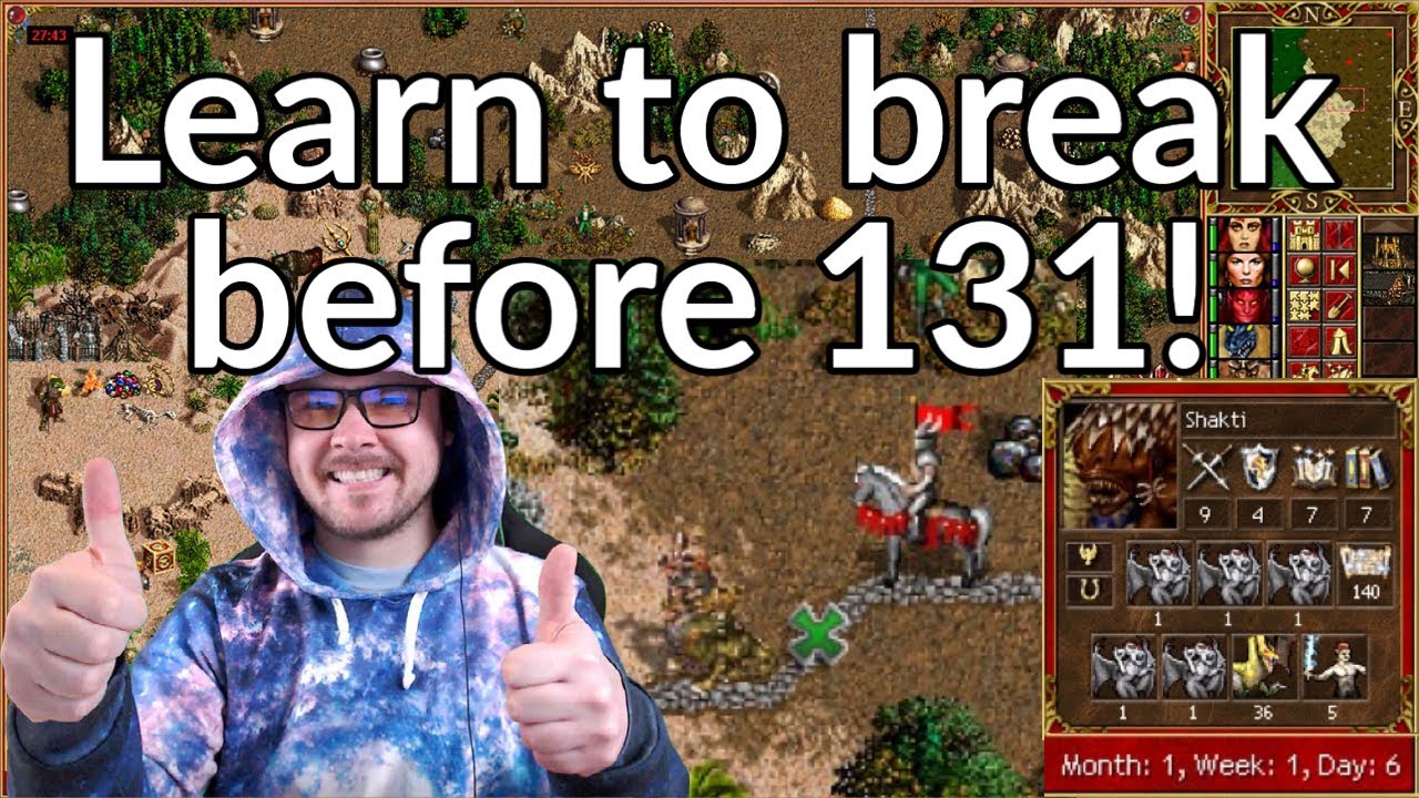 How to break before 131 || Heroes 3 Strategy Guide || Alex_The_Magician || Heroes 3 Guide