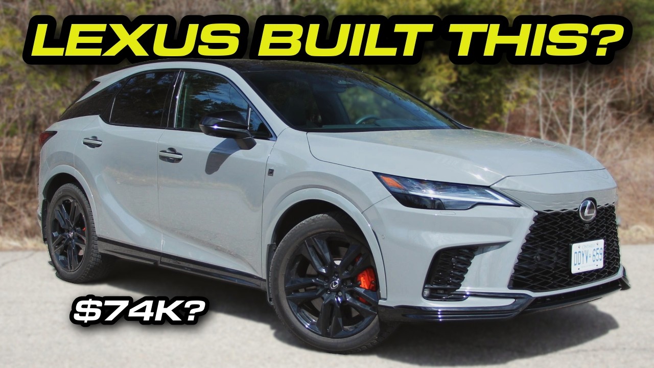 The 2025 Lexus RX 500h Black Line Is a 366HP Hybrid That Actually Drives Like It Means It