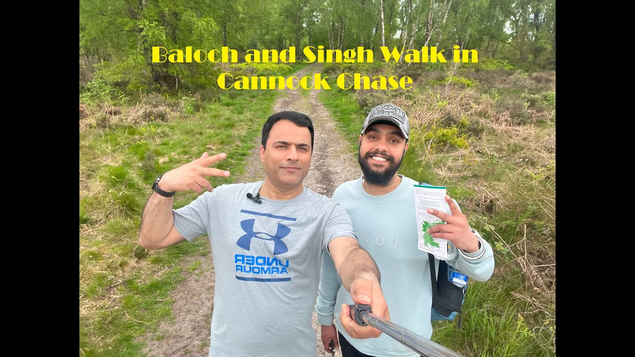 Hiking around Cannock Chase Baloch and Singh (Bvlogger UK) Balochi, Hindhi and Urdu