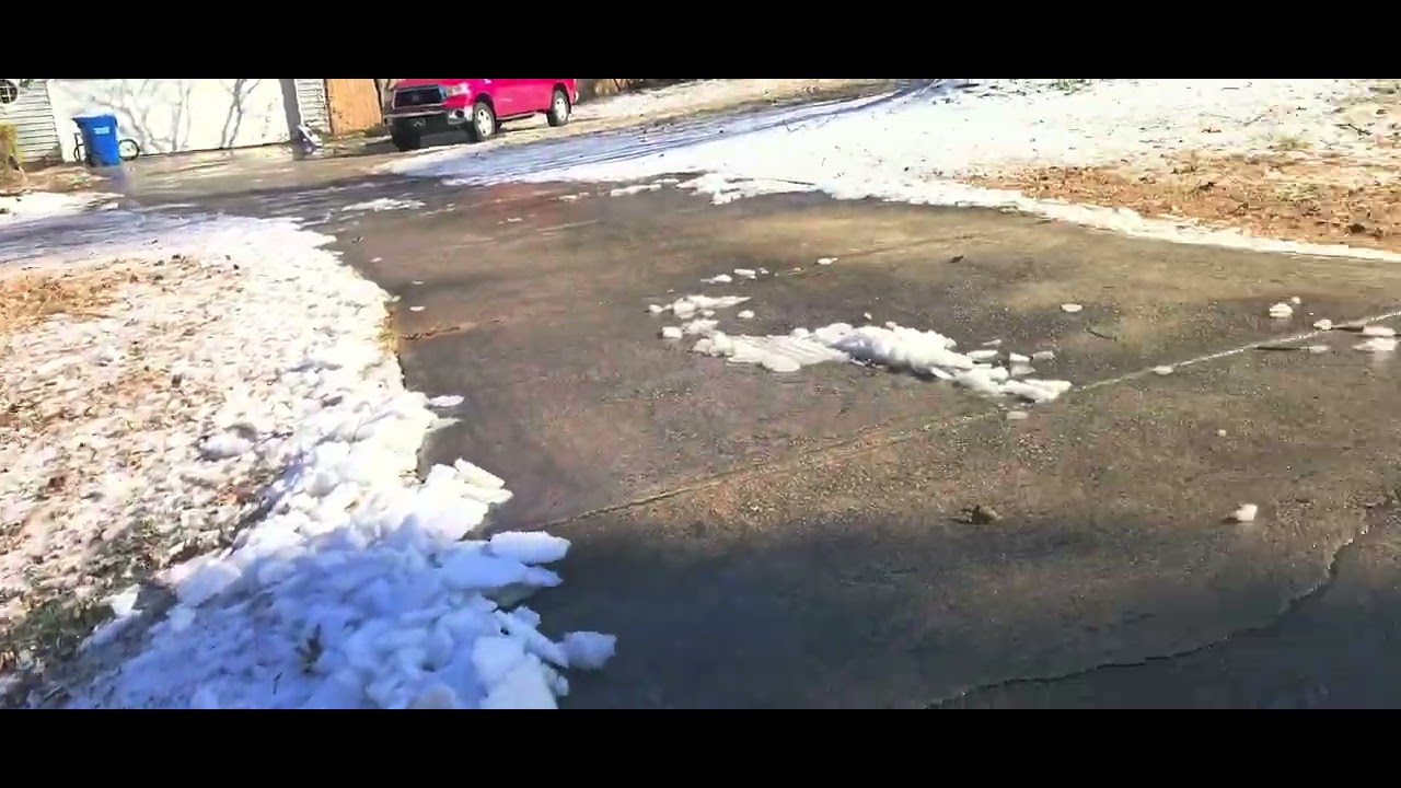 Snowplow driving by More than once