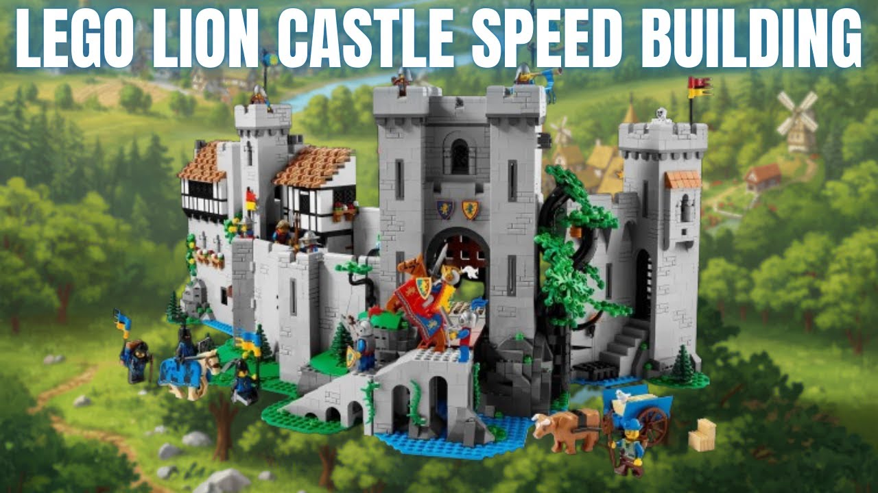 Speed Building Lego #10305 : Le château des Chevaliers du Lion !