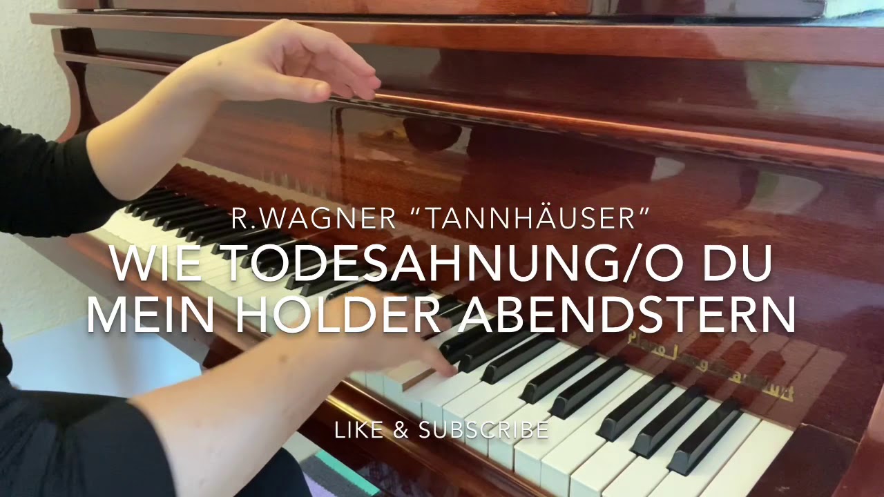 R.Wagner Tannhäuser „Wie Todesahnung / O du mein holder Abendstern“ Piano accompaniment