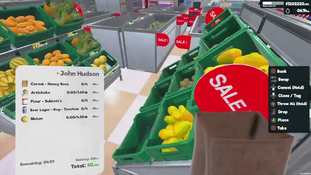 Supermarket Simulator