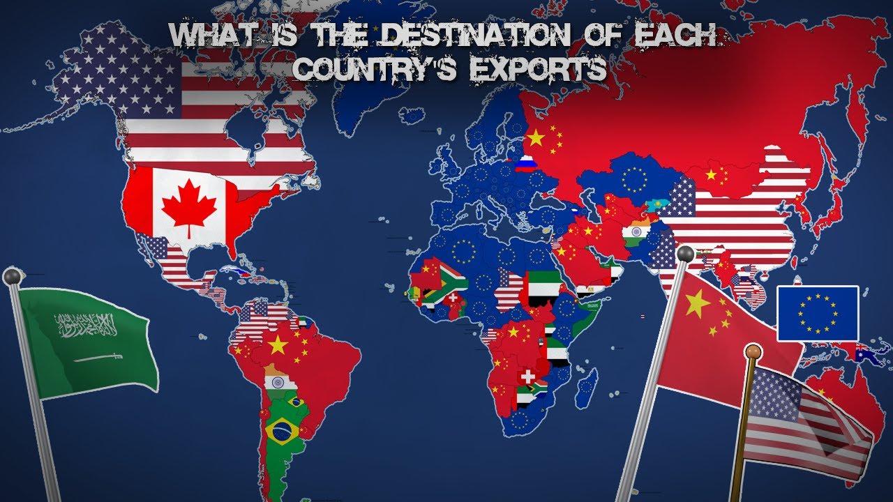 WHAT IS THE DESTINATION OF EACH COUNTRY'S EXPORTS - Alternative Mapping P24