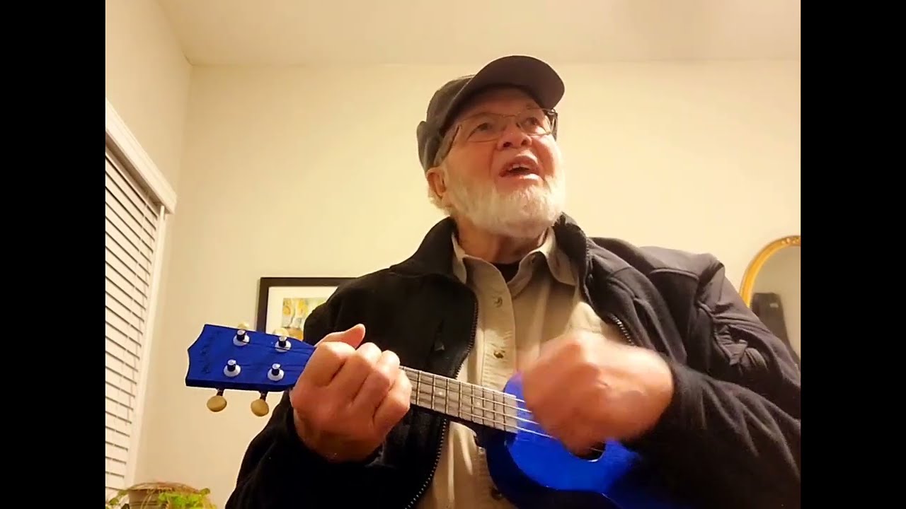“Looking through the Knothole” sung by Longville Tom Adams playing his Makala MK-SD-MBL ukulele