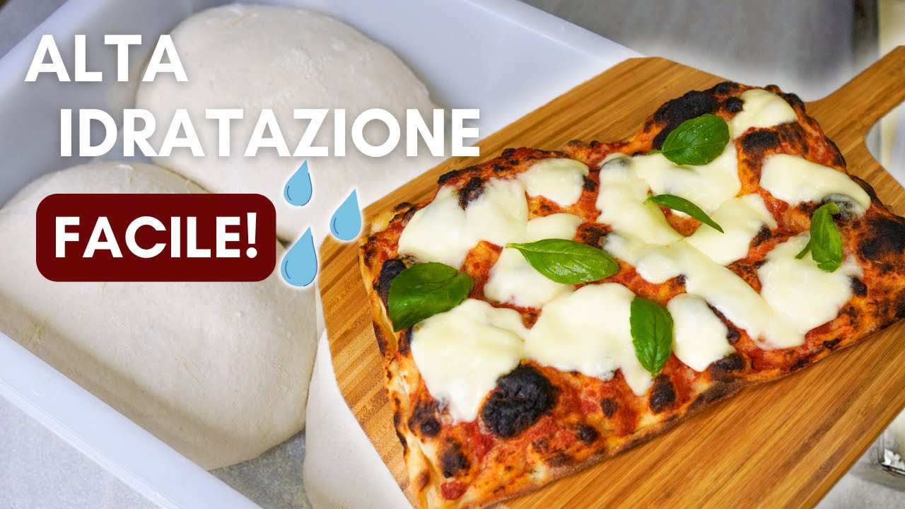 PIZZA IN TEGLIA: IMPASTO ad alta idratazione FACILE con AUTOLISI
