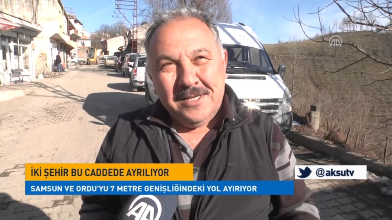 İki şehir bu caddede ayrılıyor