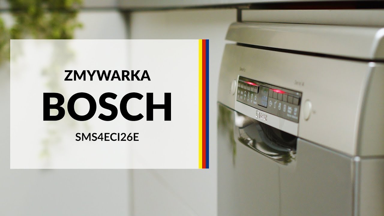 Zmywarka Bosch SMS4ECI26E &ndash; dane techniczne &ndash; RTV EURO AGD