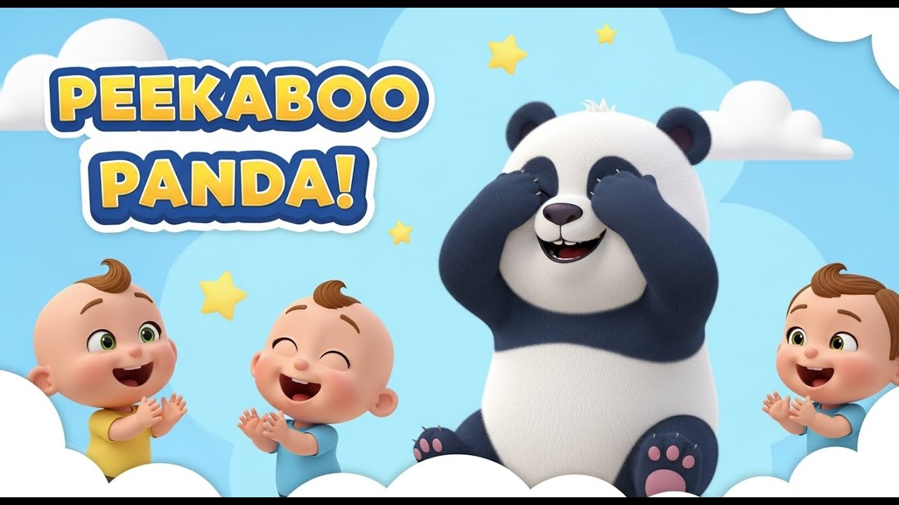 Little Panda Peekaboo 🐼🎵 Fun Baby Song for Toddlers