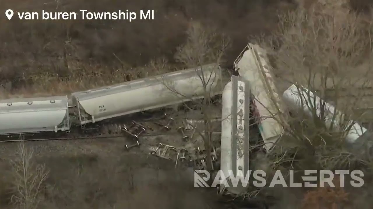 Estados Unidos: Un tren con materiales t&oacute;xicos descarril&oacute;