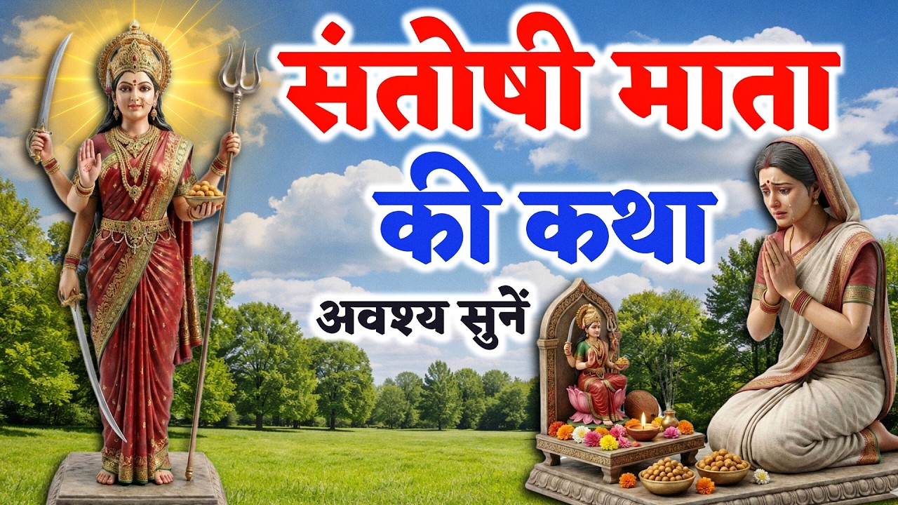 Shukravar Vrat Katha ~ संतोषी माता की कथा | Santoshi Mata Vrat Katha | Santoshi Mata ki Kahani