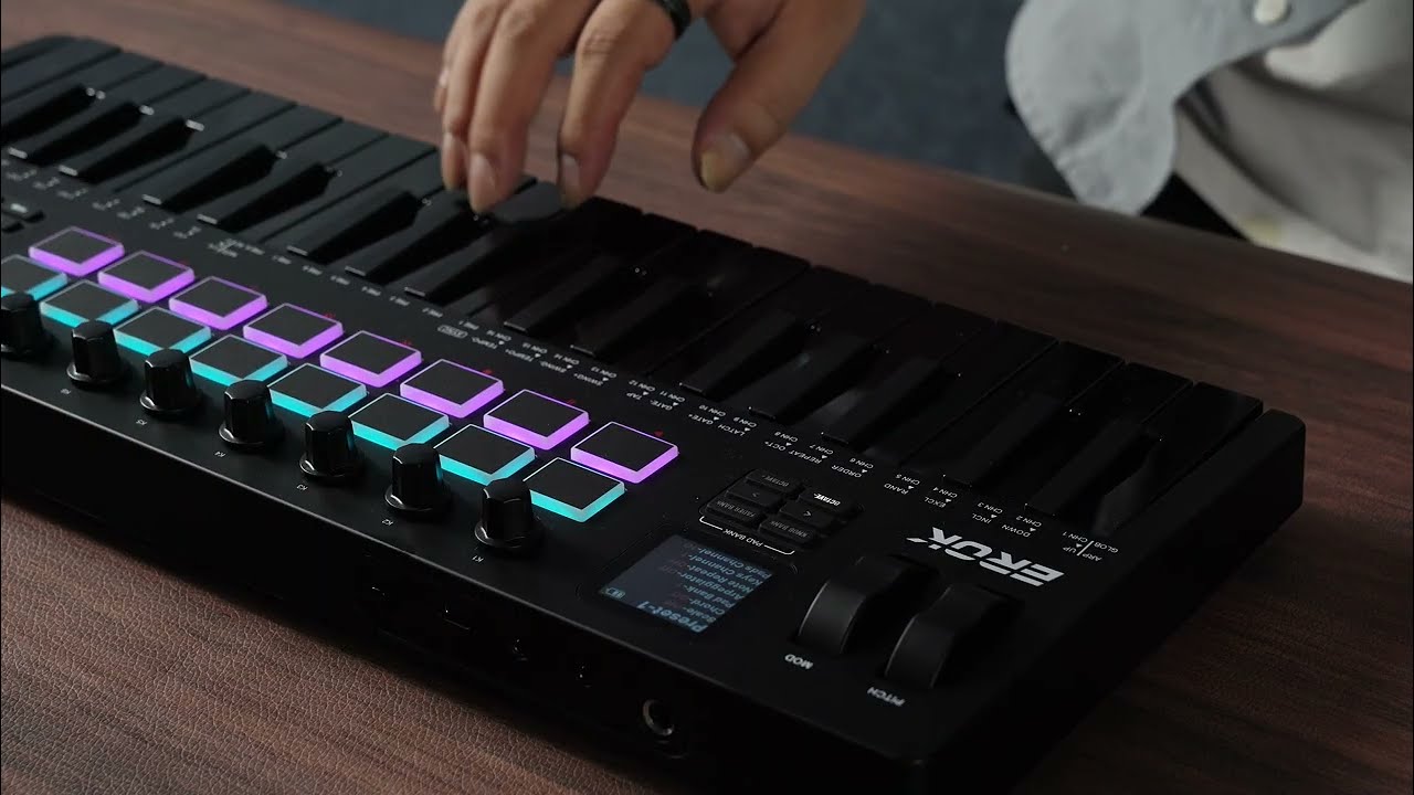 EROK MKE-P37 MIDl Keyboard unit