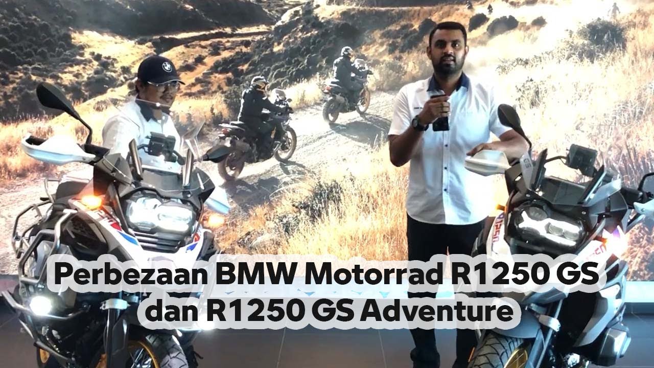 Perbezaan diantara BMW R1250GS dan R1250GS Adventure (English Sub)