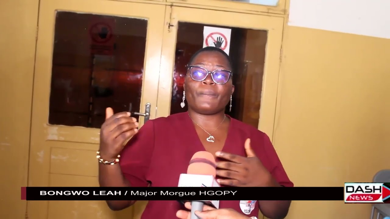 Visite guidée dans la morgue de l'hôpital gyneco obstétrique et pédiatrique de Yaoundé Ngousso.