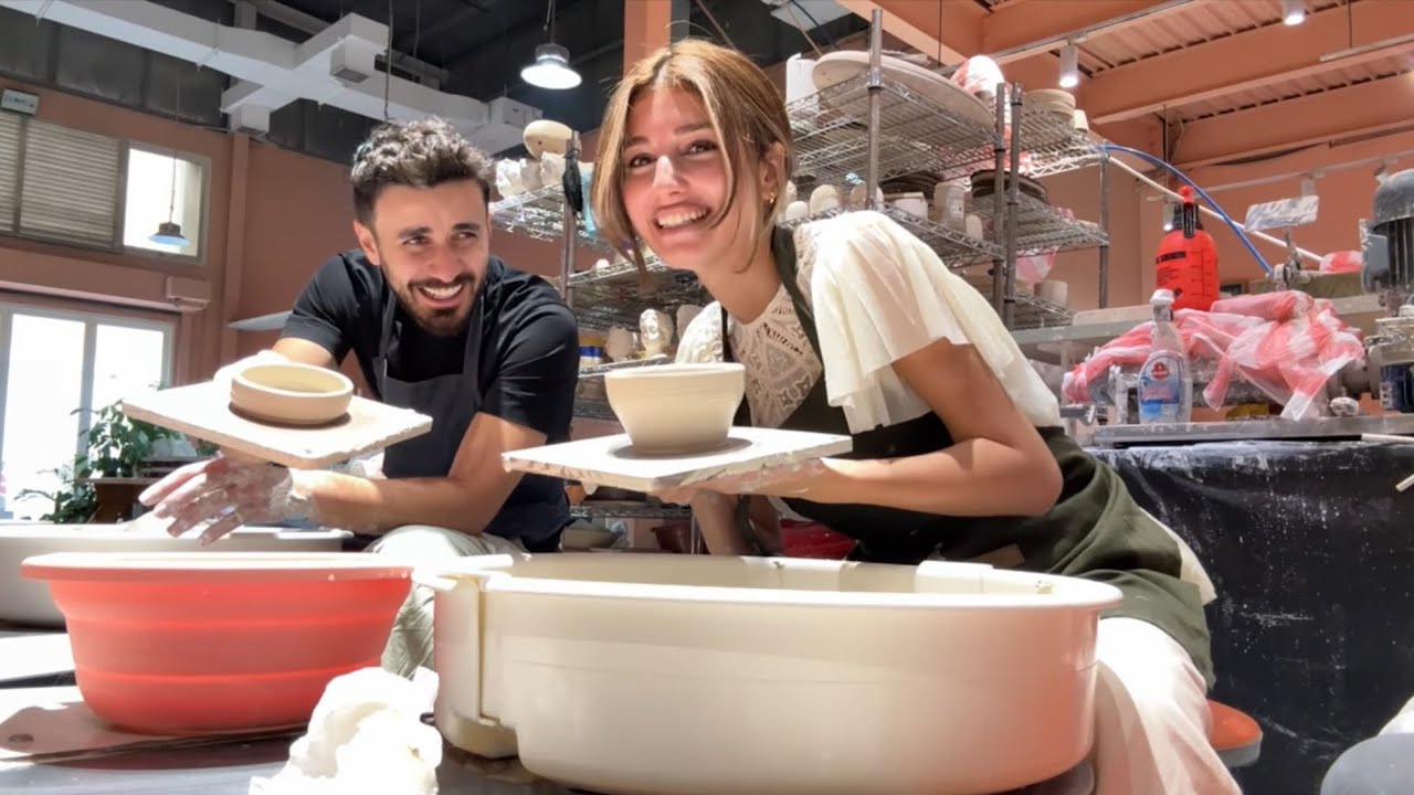 جربنا نعمل فخار لأول مرة 🏺🥹