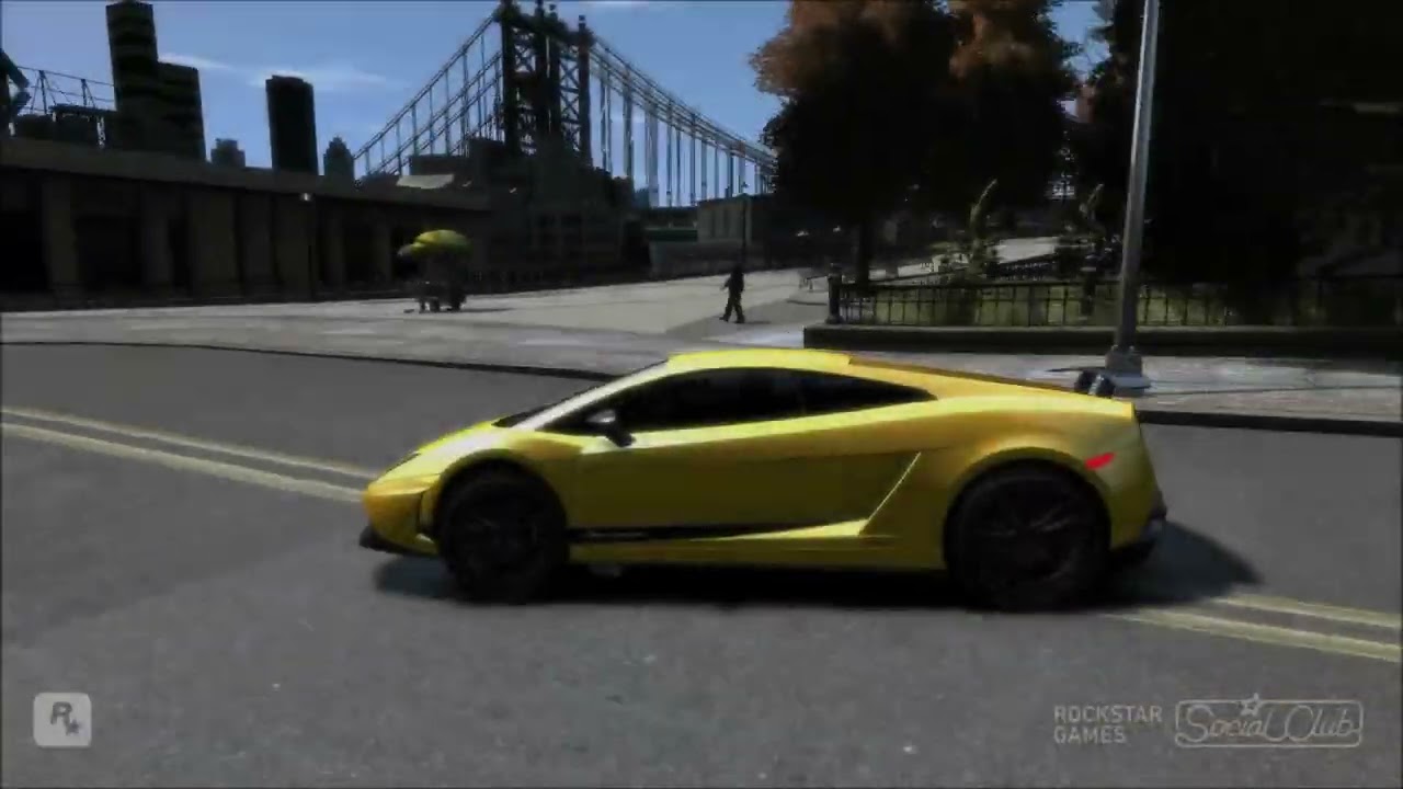 GTA IV SA BETA 2010 LAMBORGHINI GALLARDO SUPERLEGGERA CRASH TESTING HD (2012 Nostalgic Video)